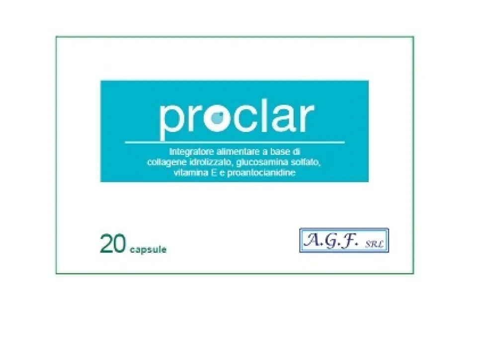 AGF Proclar Integratore Alimentare, 20 Capsule