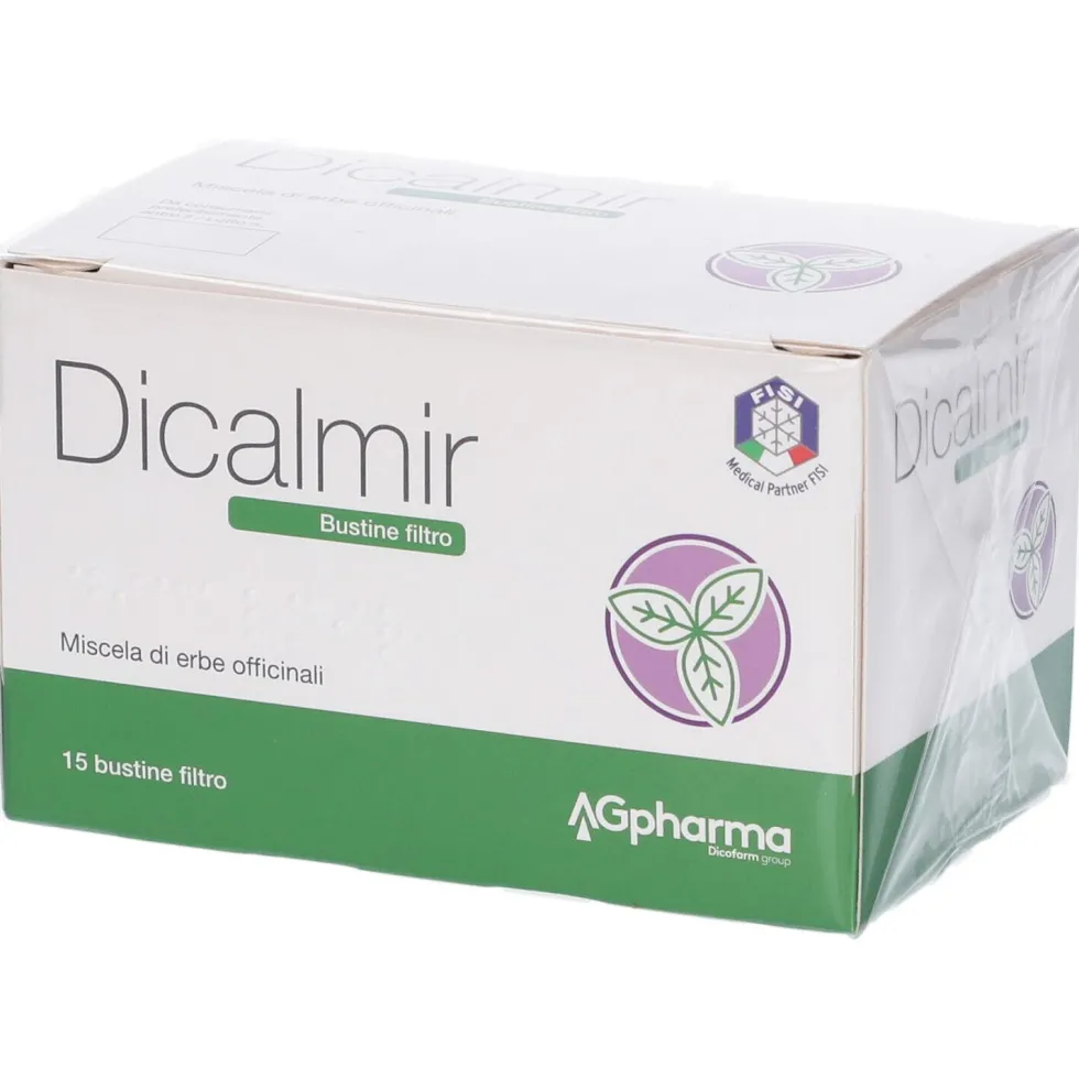 AG Pharma Dicalmir - erbe officinali infuso, 15 bustine da 2 g