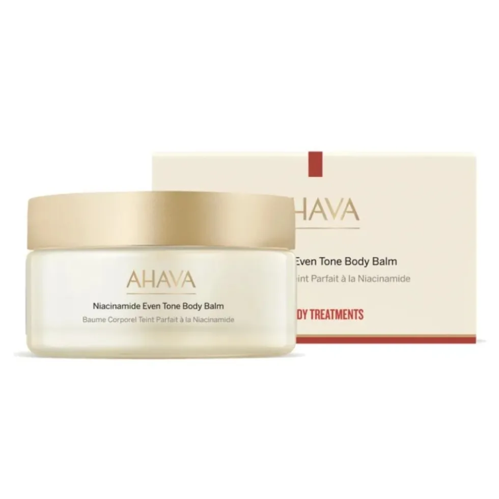 Ahava Balsamo corpo alla niacinamide - Balsamo idratante per uniformare il tono, 200 ml