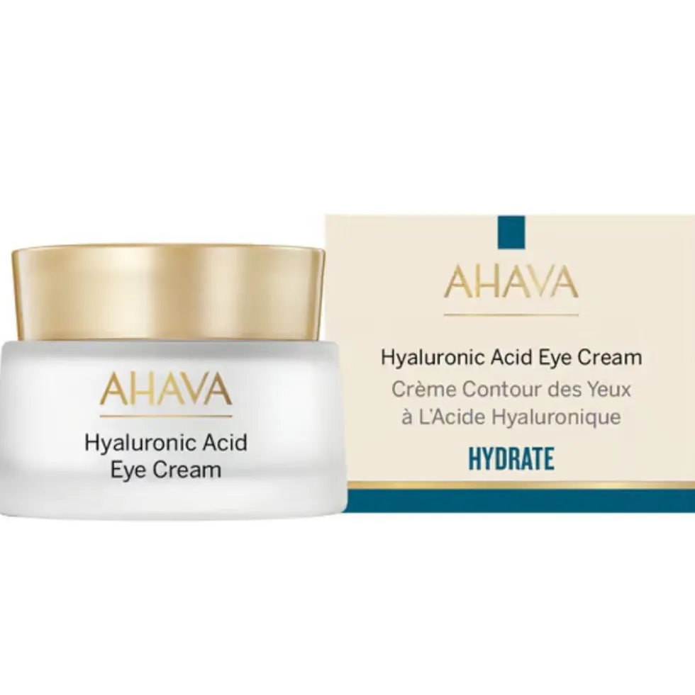 Ahava Hyaluronic Acid - Eye Cream Crema Contorno Occhi Idratante, 15ml