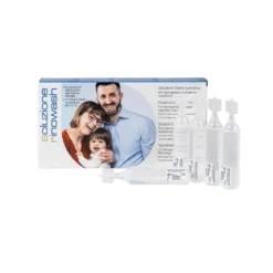 Air Liquide Rinowash - Soluzione salina ipertonica per la pulizia del naso, 10 fiale da 10 ml