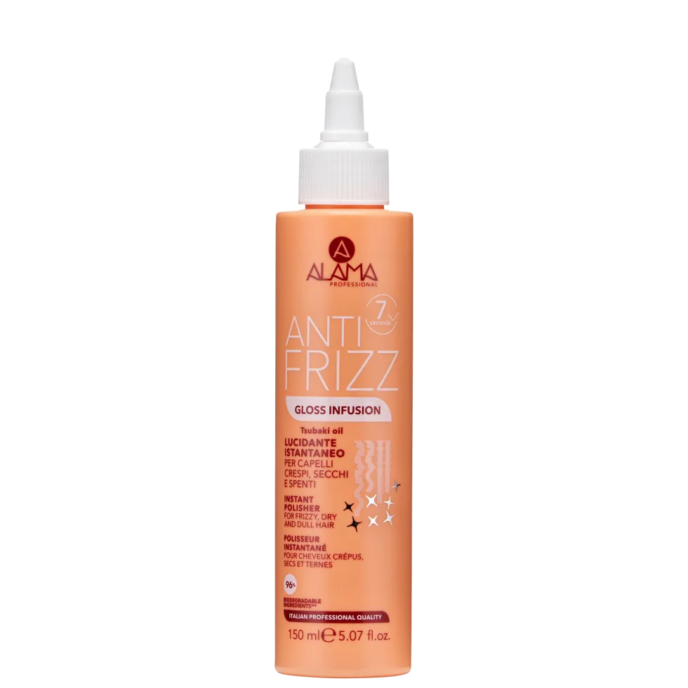 Alama Anti Frizz - Gloss Infusion Siero lucidante istantaneo per capelli secchi e crespi, 150 ml
