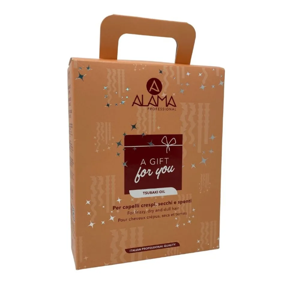Alama Cofanetto Anti Frizz kit per i capelli crespi e secchi Shampoo + Maschera + Frizz control