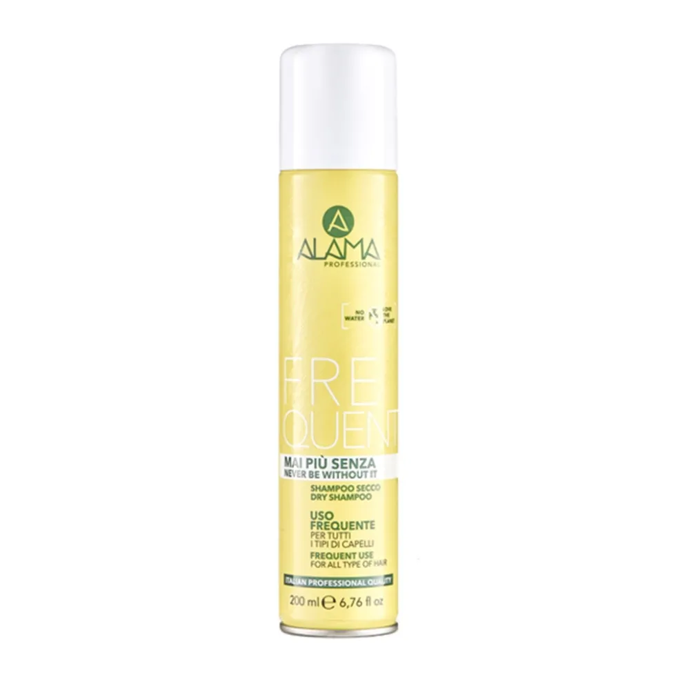 Alama Frequent - Shampoo Secco Uso Frequente Per Tutti i Capelli, 200ml