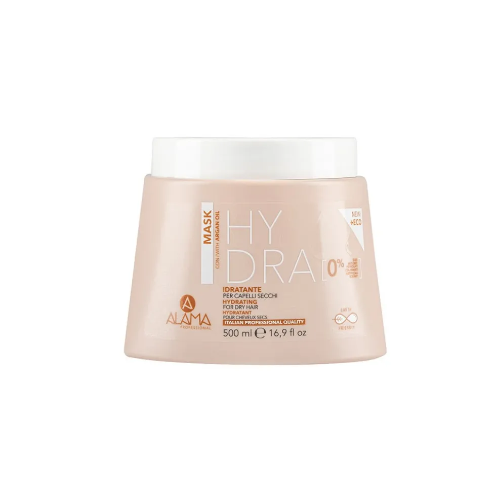 Alama Hydra - Maschera Idratante Per Capelli Secchi con Olio di Argan, 500ml