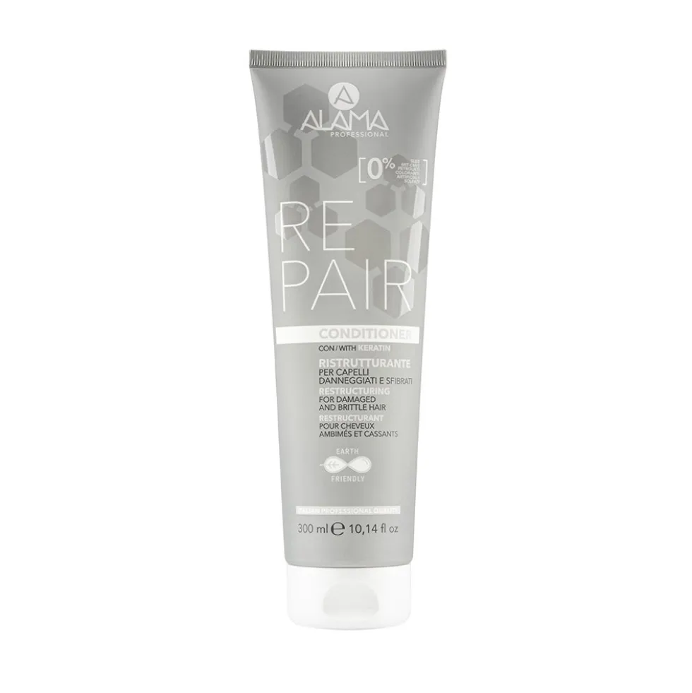 Alama Repair - Conditioner Ristrutturante Per Capelli Danneggiati Sfibrati,300ml