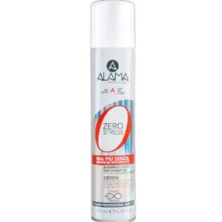 Alama Zero Stress - Shampoo Secco Detox per tutti i tipi di Capelli, 200ml