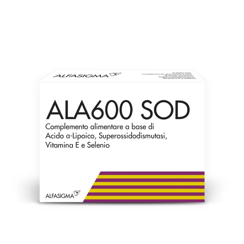 Alfasigma Ala600 SOD Integratore Alimentare, 20 Compresse