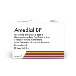 Alfasigma Amedial BF Integratore per il Benessere della Cartilagine, 20 Buste
