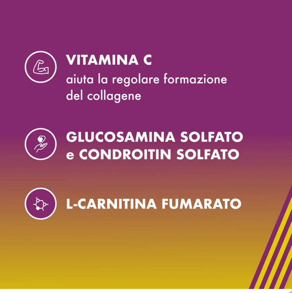 Alfasigma Amedial Plus - Integratore alimentare per le ossa e le cartilagini, 20 bustine da 5 g