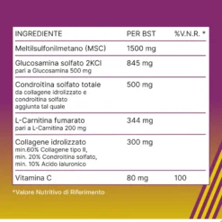 Alfasigma Amedial Plus - Integratore alimentare per le ossa e le cartilagini, 20 bustine da 5 g