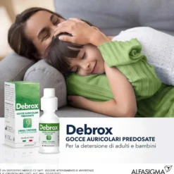 Alfasigma Debrox Gocce Auricolari per la Dissoluzione di Tappi di Cerume, 15ml