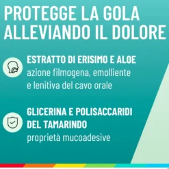 Alfasigma NeoBorocillina Gola Junior Gusto Fragola, 15 Pastiglie Gommose