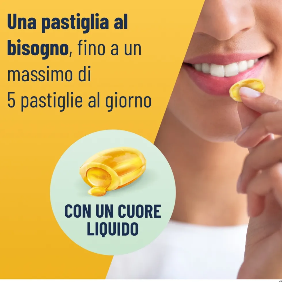 Alfasigma NeoBorocillina Propolmiele+ - Pastiglie per la gola al miele e limone, 16 pastiglie