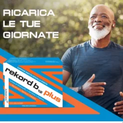 Alfasigma Rekord B12 Plus Integratore Stanchezza Psicofisica, 10 Flaconcini