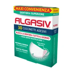 Algasiv Adesivo Per Protesi Dentaria Superiore, 30 Adesivi