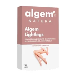 Algem Natura Algem LightLegs - Lightlegs integratore microcircolo per le gambe pesanti, 30 capsule