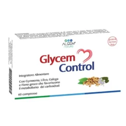 Algem Natura Glycem Control - Integratore per il metabolismo dei carboidrati, 60 compresse