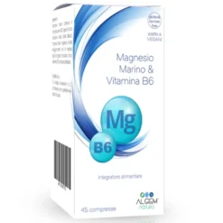 Algem Natura Magnesio Marino - Integratore Contro la Stanchezza, 45 Compresse