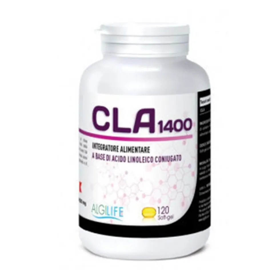 Algilife Cla 1400 - Integratore alimentare a base di acido linoleico coniugato, 120 perle