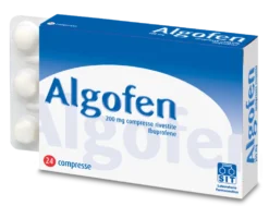Algofen 200 mg antidolorifico per il mal di testa e i dolori, 24 compresse