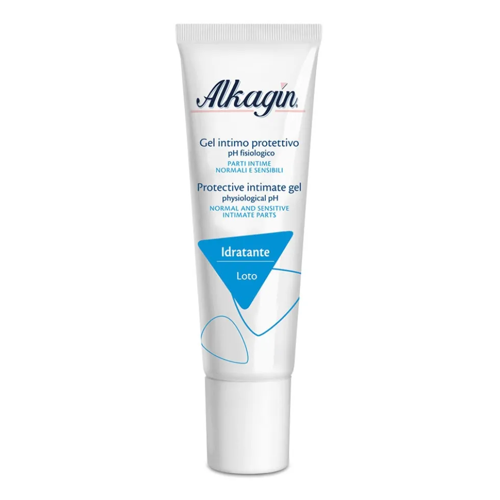 Alkagin Gel intimo protettivo - Gel idratante al loto per l'equilibrio delle mucose, 30 ml