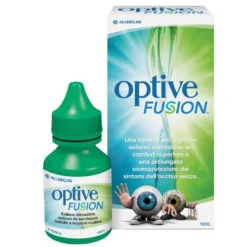 Allergan Optive Fusion soluzione oculare secchezza fastidio e bruciore, da 10 ml