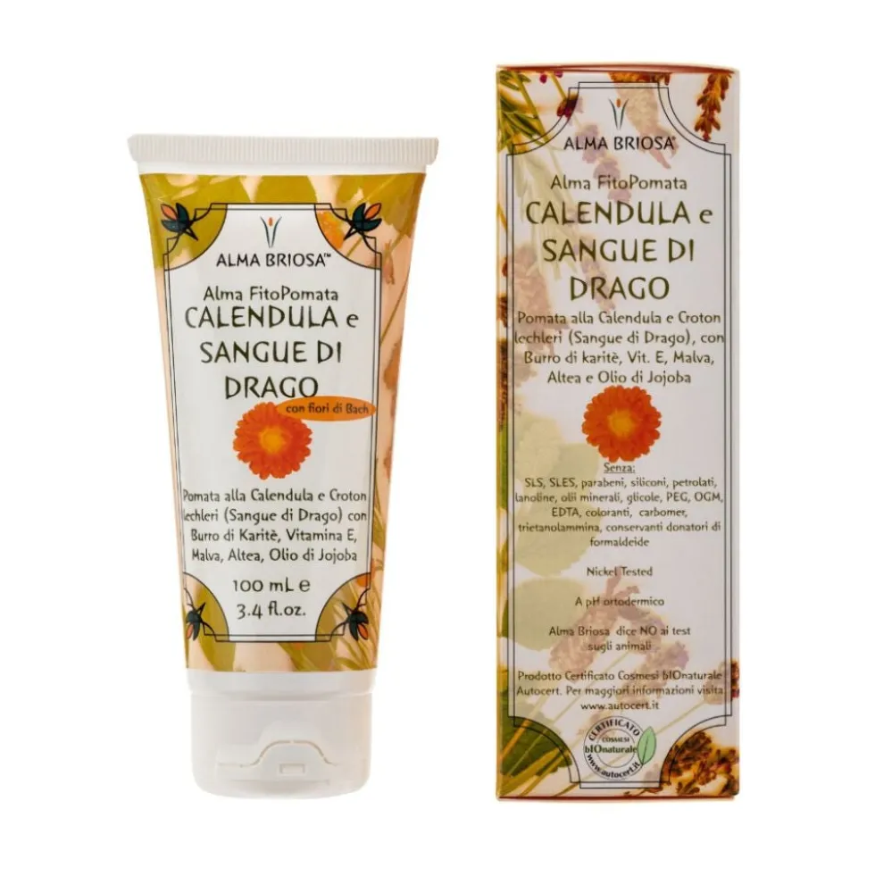 Alma Briosa FitoPomata Calendula e Sangue di Drago, 100ml