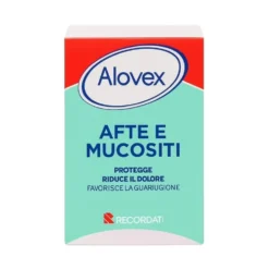 Alovex Afte e Mucositi Dispositivo Medico Afte e Irritazioni della Mucosa Orale e Orofaringea, 20 Bustine