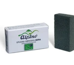 Alpino Spugna abrasiva nera - Spugna esfoliante per la pelle indurita e le callosità, 1 unità