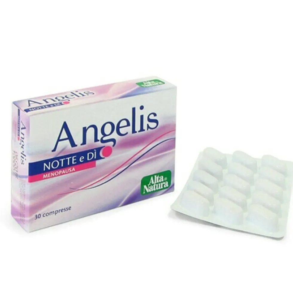 Alta Natura Angelis Notte e Dì - Integratore alimentare per la menopausa, 30 compresse