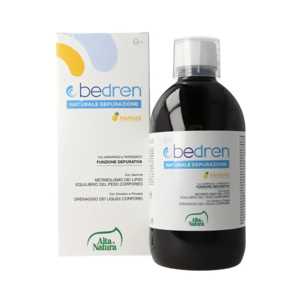 Alta Natura BeDren Integratore Alimentare Depurativo gusto Ananas, 500ml