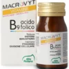 Alta Natura Macrovyt - Acido Folico B9 Integratore Crescita Tessuti Materni e Funzione Psicologica, 40 Compresse