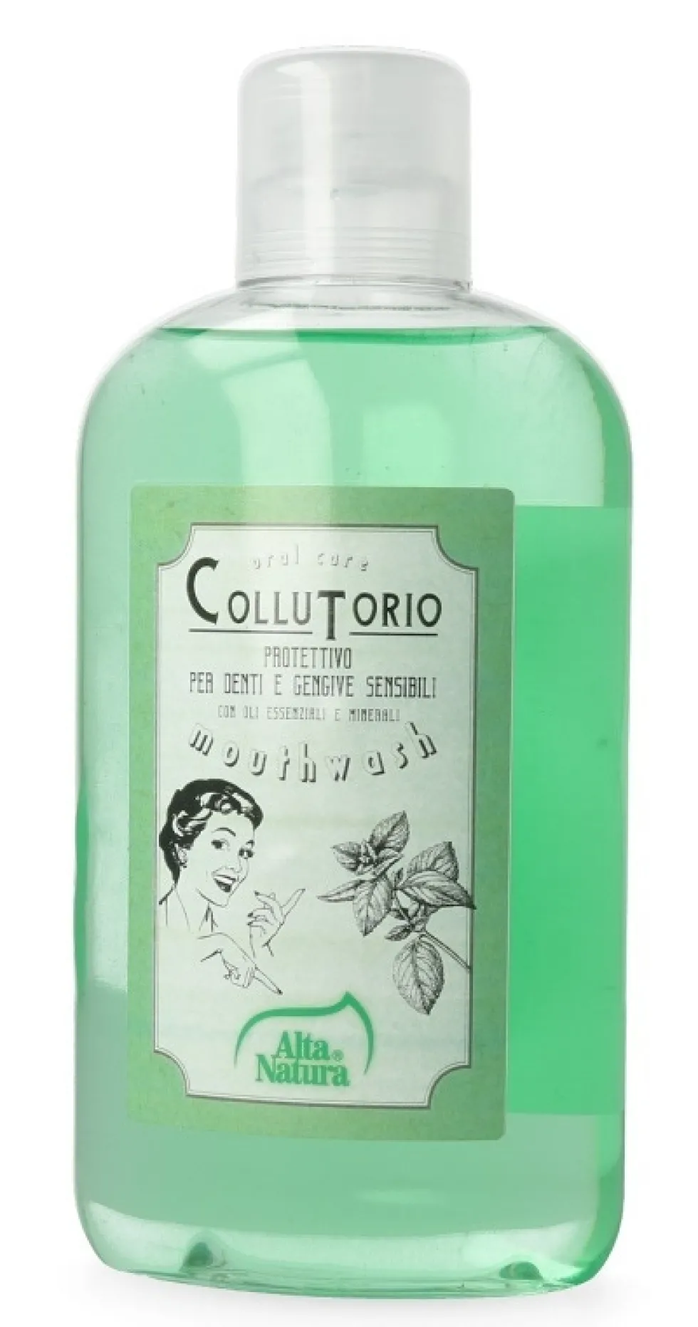 Alta Natura Oral Care - Collutorio Protettivo per Denti e Gengive Sensibili, 500ml