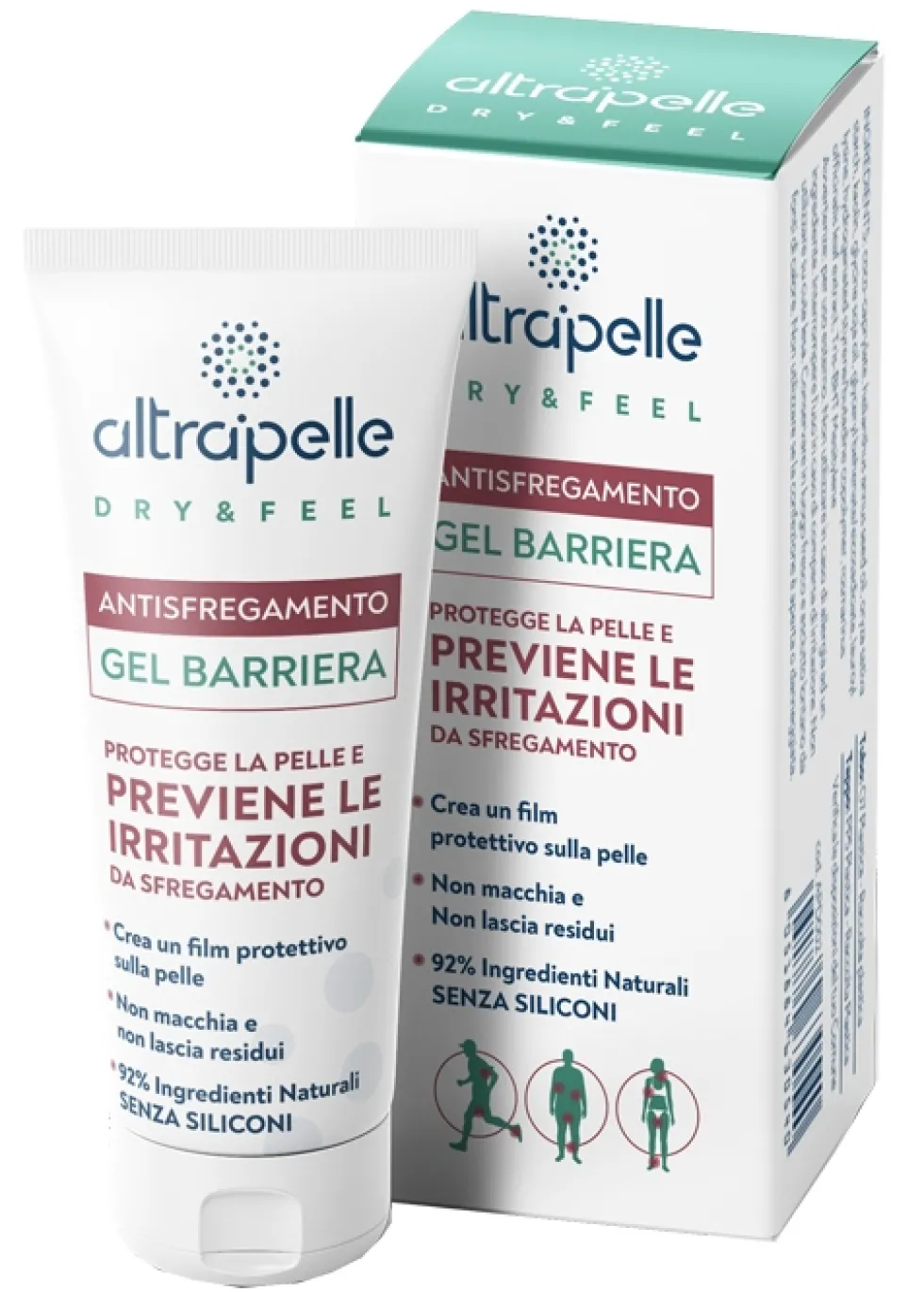 Altrapelle Dry & Feel - Antisfregamento Gel Barriera, 30ml