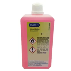 Alvita Alcool Etilico Denaturato 90,1% - Disinfettante e antisettico per uso topico, 250 ml