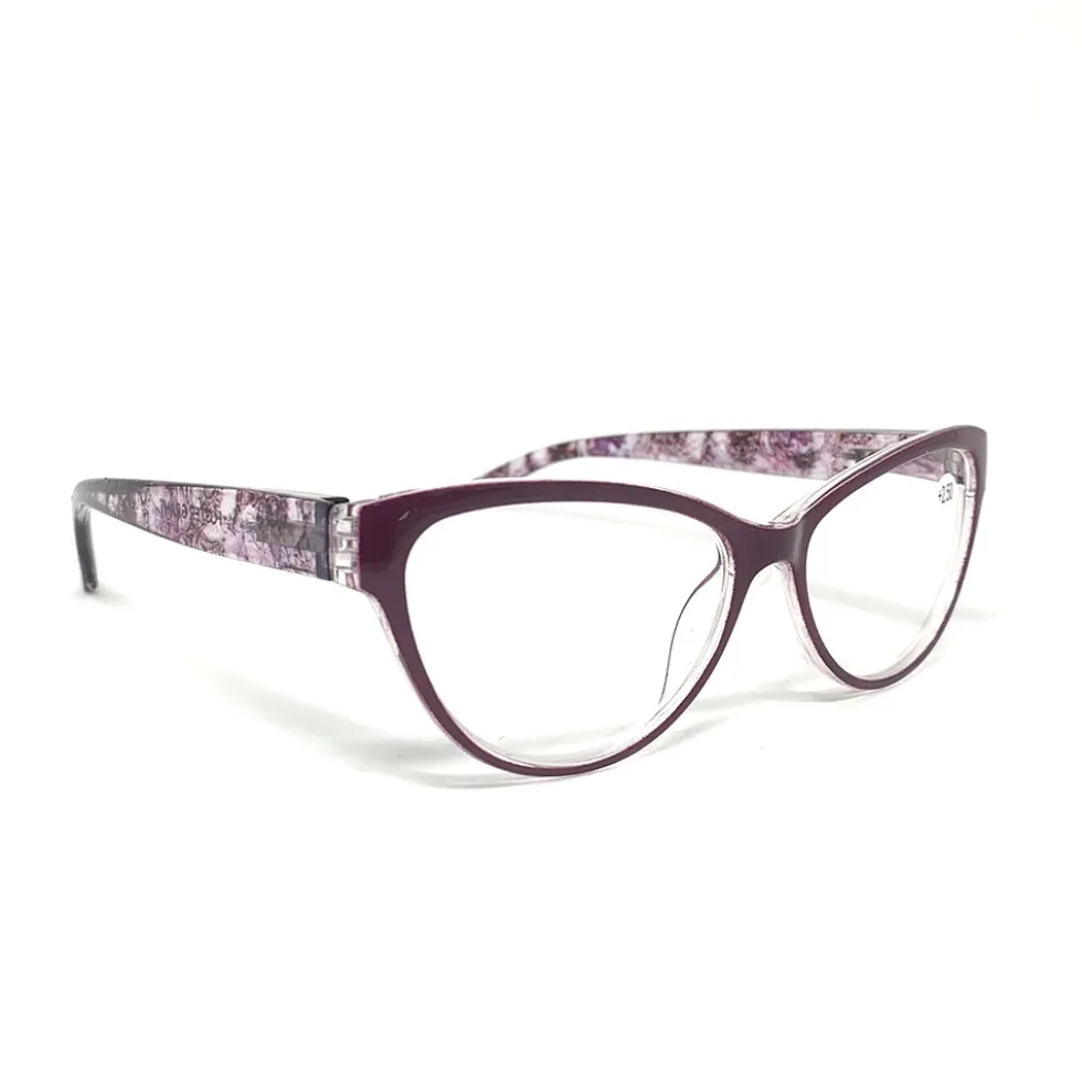 Alvita Occhiali da Lettura Premontati Modello Betsy Purple +3,50, 1 pezzo