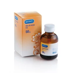 Alvita Olio di ricino F.U. - Olio vegetale ad azione lassativa per la stitichezza, 50 g