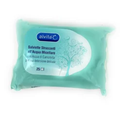 Alvita Salviette Struccanti All'Acqua Micellare, 25 Pezzi