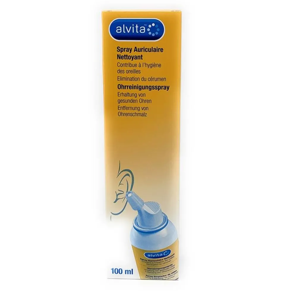 Alvita Spray Auricolare Acqua Di Mare Isotonica, 100ml