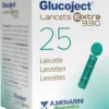 A. Menarini Diagnostics Glucoject EX 33G - Lancette sterili monouso per prelievo capillare, 25 pezzi