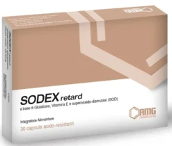 Amg Farmaceutici Sodex retard glutatione - Integratore per l'azione antiossidante, 30 compresse