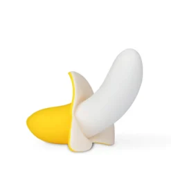 Ammicco Little Banana Mini Vibratore per Zone Erogene, 1 Pezzo