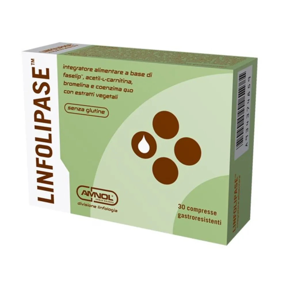 Amnol Linfolipase Integratore Alimentare, 30 Compresse