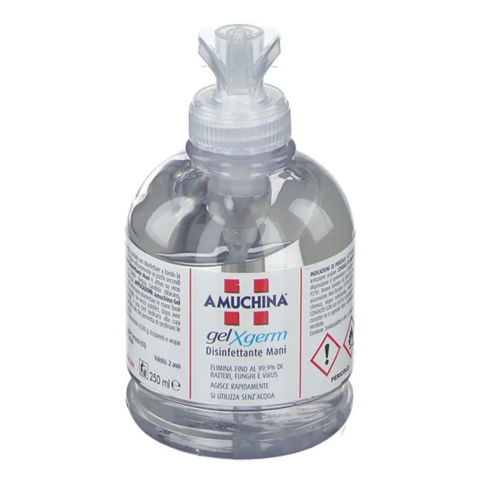 Angelini Amuchina X-Germ - Gel disinfettante per le mani contro batteri e virus, 250 ml