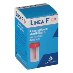 Angelini Linea F Raccoglitore Sterile per Analisi Feci, 60ml