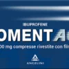 Angelini Momentact 400 mg - Antidolorifico per i dolori e gli stati febbrili, 12 compresse rivestite