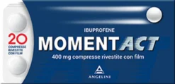 Angelini Momentact 400mg Ibuprofene Antidolorifico, 20 Compresse Rivestite con Film