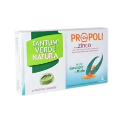 Angelini Tantum Verde Natura Eucalipto e Miele - Integratore per le difese immunitarie, 15 pastiglie