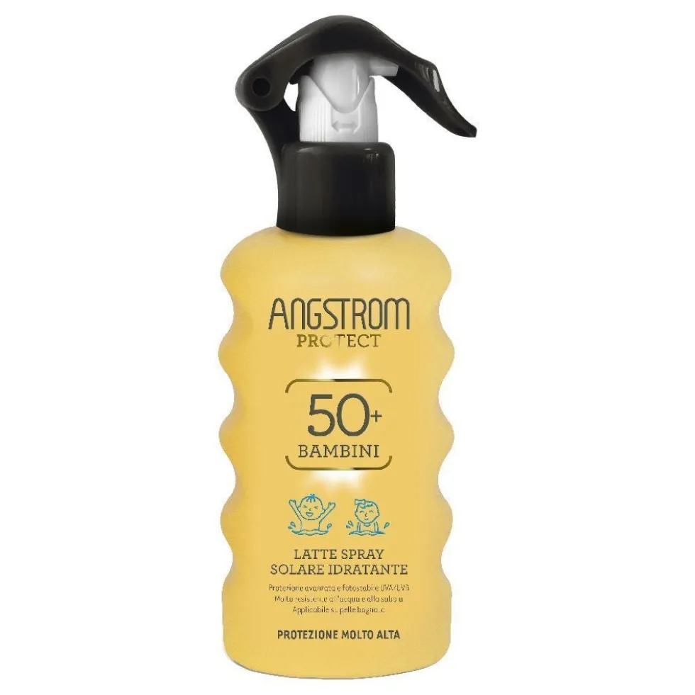 Angstrom Protect Hydraxol Kids SPF50+ Latte Spray Solare Idratante Bambini,175ml